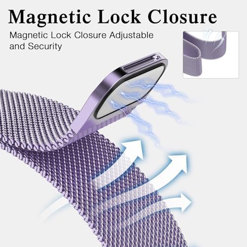 Milanese Band Compatible With Gizmo Watch 3 2 1/Gabb Watch 3 2 1/Syncup Kids Watch/Cosmo JrTrack Watch Band 20mm Stainless Steel Mesh Straps Replacement With Magnetic Clasp For Boys Girls