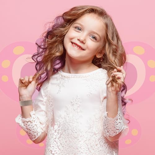 Milanese Band Compatible With Gizmo Watch 3 2 1/Gabb Watch 3 2 1/Syncup Kids Watch 20mm Adjustable Stainless Steel Replacement Straps With Magnetic Clasp For Boys Girls Starlight01