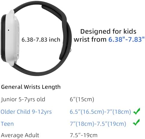 NewJourney Soft Silicone Band Compatible With Gizmo Watch 3 2 1/Gabb Watch 20mm Quick Release Watch Band Replacement