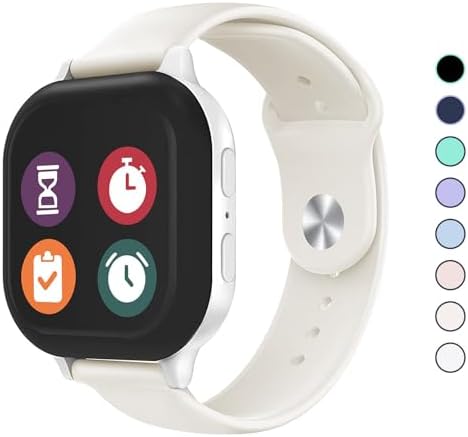 NewJourney Soft Silicone Band Compatible with Gizmo Watch 3 2 1/Gabb Watch 20mm Quick Release Watch Band Replacement