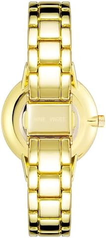 Nine West Women's Crystal Accented Bracelet Watch