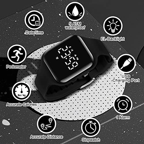 NN BEN NEVIS Kids Watch Digital Watch For Boys Girls Sport Watch With Fitness Tracker Alarm Clock Stopwatch No App And Waterproof Watch For Kids Ages 5-12