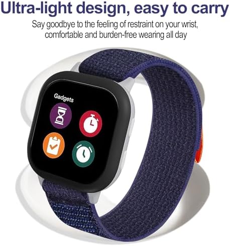 Nylon Band Compatible With Cosmo JrTrack 3/2 SE/2/JrTrack Gizmo Watch 3 2 1 Gabb Watch 3 2 1 SyncUP Kids Soft Breathable Hook And Loop Watch Strap Small Size