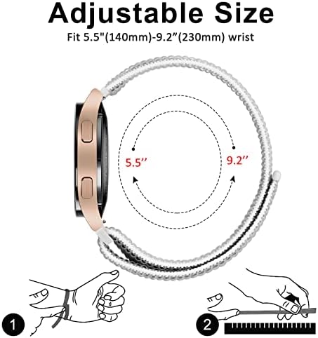 Nylon Band Compatible With Gizmo Watch 3 2 1 / Gabb Watch 20mm Breathable Hook Loop Verizon Gizmo Watch Band Strap Replacement Gabb Watch Bands For Girls And Boys (Gray)