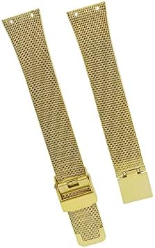 NZZXTO Replacement Watch Band for Bering Unisex Watch with Screw slim strap 18mm-14mm (hole spacing 10MM)