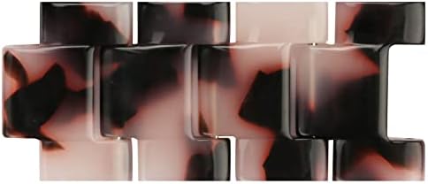 OCEBEEC 4 Resin Links for 20mm Resin Watch Band (Tortoise Flower)