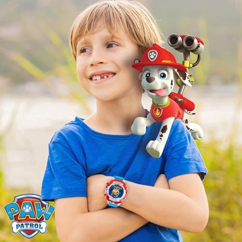 Paw Patrol Kids' Flashing LED Light-Up Feature - LCD Watch Set - Chase And Marshall Digital Watches