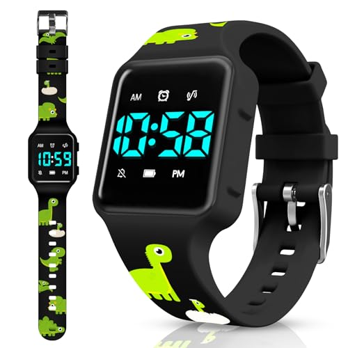 Potty Training Watch for Toddlers & Kids with Countdown Flashing Lights Fun Music or Vibration Alerts - Waterproof Interactive Toilet Training Reminder for Boys & Girls Ages 2-9