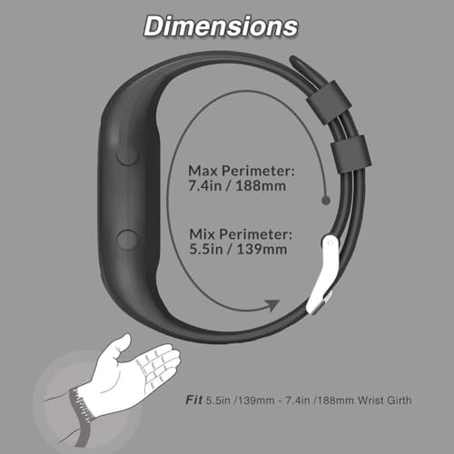Potty Training Watch - Water Resistant Silent Vibrating Watch - Rechargeable Medical Reminder Watch - With Alarm And Lock Screen