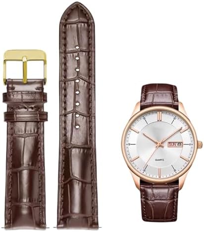 Quick Release Genuine Leather Watch Band Italian Alligator Grain Calfskin Business Casual Universal 12 to 24mm Men Women