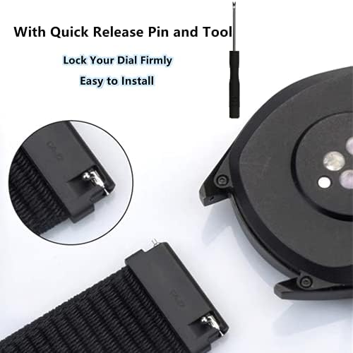 Replacement Kids Band For Gizmo Watch Breathable Hook Loop Nylon Strap Watch Band With Quick Release Pins Compatible With Verizon Gizmo Watch 2/1