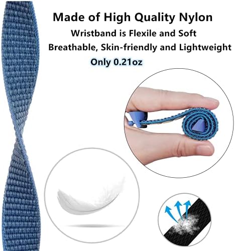 Replacement Kids Band For Gizmo Watch Breathable Hook Loop Nylon Strap Watch Band With Quick Release Pins Compatible With Verizon Gizmo Watch 2/1