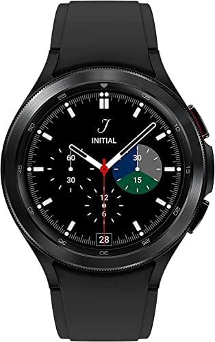 Samsung Galaxy Watch 4 Classic 46mm Smartwatch With ECG Monitor Tracker For Health Fitness Running Sleep Cycles GPS Fall Detection LTE US Version Black (Renewed)