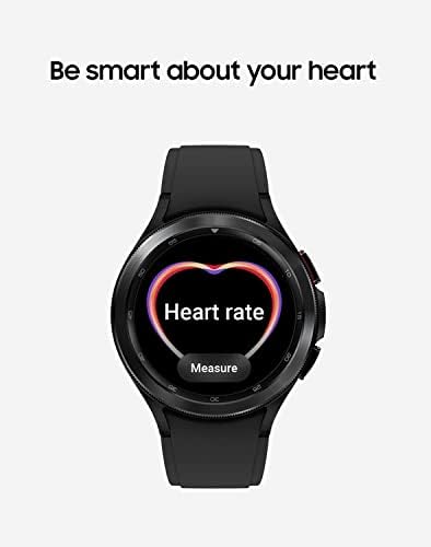 Samsung Galaxy Watch 4 Classic 46mm Smartwatch With ECG Monitor Tracker For Health Fitness Running Sleep Cycles GPS Fall Detection LTE US Version Black (Renewed)