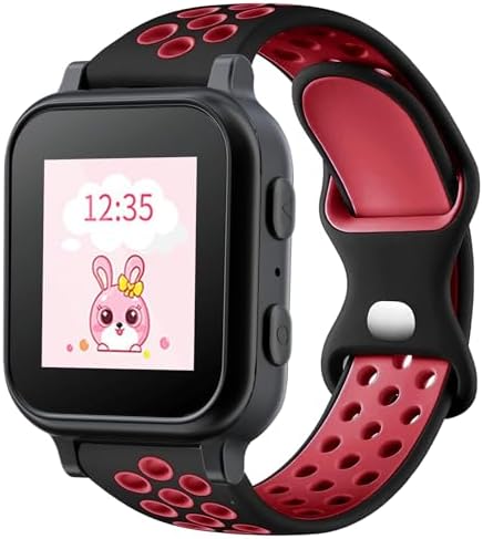 SimpleThings Silicone Band Compatible with Amigo Jr Watch Waterproof Sport Watch Strap Replacement