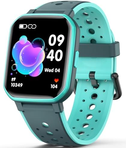 Smart Watch for Kids Teens No Phone Needed Fitness Tracker Boy Girls Watch with 19 Sport Modes Pedometer Sleep Monitor Kids Watch Birthday Gifts Toy Gift for Girls Boys 6-16 (Green)