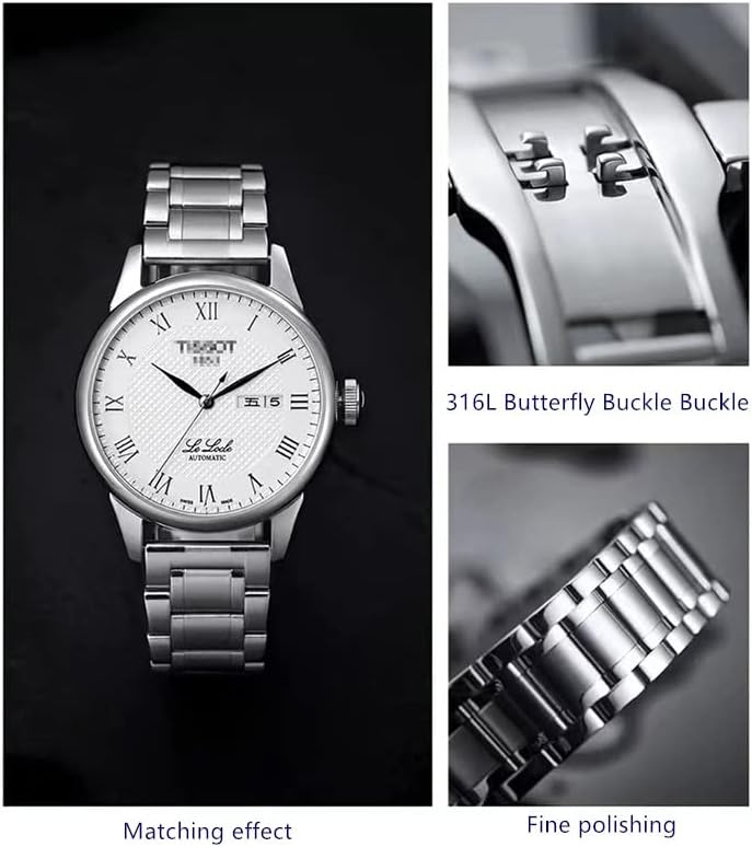 Stainless Steel Watch Band 14mm 15mm 16mm 17mm 18mm 19mm 21mm 20mm 22mm 23mm 24mm Universal Metal Watch Strap Smartwatch Replacement Band Men Women Fit Most Traditional Watches