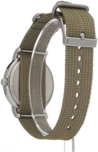 Timex Weekender 38mm Unisex Analog Watch INDIGLO Backlight Adjustable Durable Nylon Fabric Slip Through Strap 24 Hour Time