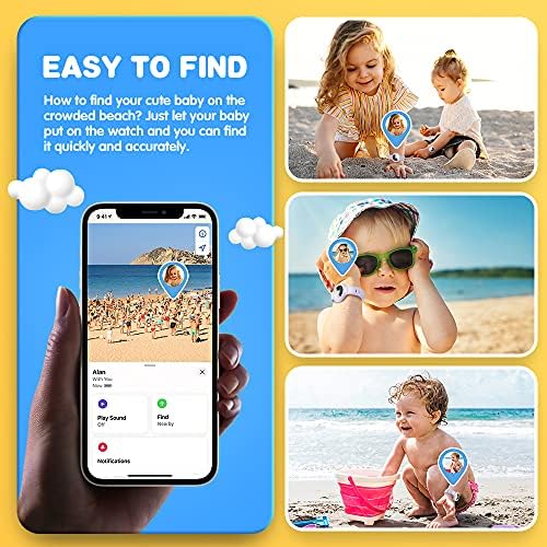 VEGO For AirTag Bracelet 2 Pack Silicone Watch Bands + 4 Pack Anti-Scratch Films Metal Studs Anti-dropping Wristband For Apple AirTag