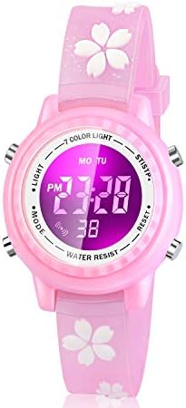 Waterproof LED Kids Watches with Alarm - Kids Toys Gifts for Girls Age 3-10