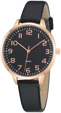 Women's Dainty Analog Leather Dress Watch for Small Wrists Ladies Waterproof Watches for Women Reloj para Mujer