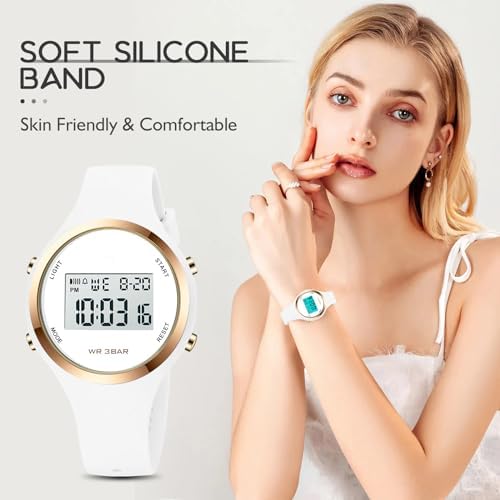 XCZAP Outdoor Sport Watches Alarm Clock 5Bar Waterproof LED Digital Watch