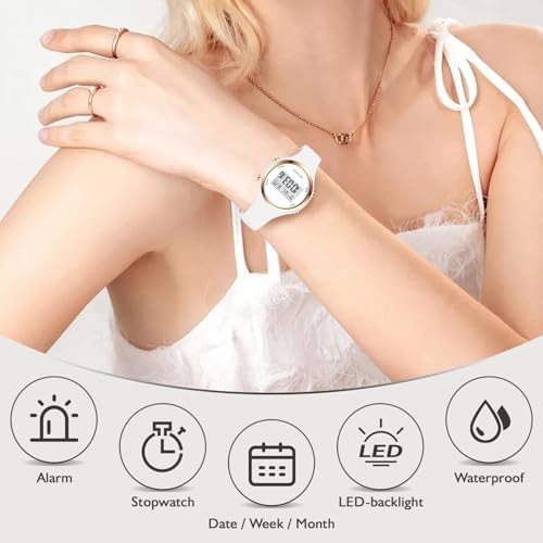 XCZAP Outdoor Sport Watches Alarm Clock 5Bar Waterproof LED Digital Watch