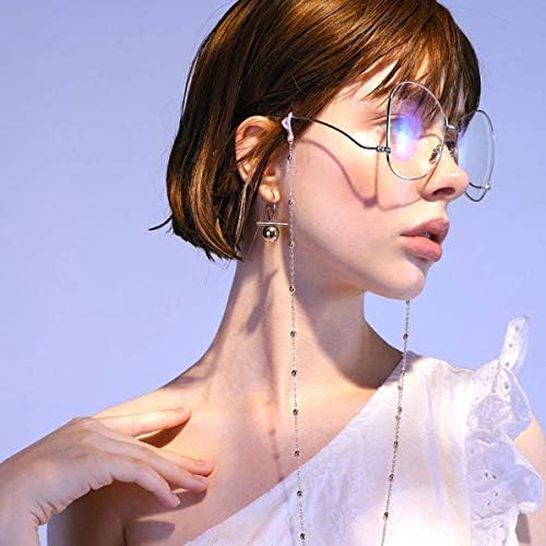 40 Pieces Eyeglass Chain Ends Adjustable Rubber Spectacle End Connectors For Eye Glasses Holder Necklace Chain