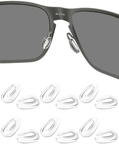 6 Pairs Replacement Nose Pads for Oakley Feedback OO4079Holbrook Metal OO4123Gauge 6 8 OO6038 OO4124Crosshair