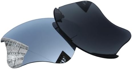 Acefrog 4 Pairs Polarized Replacement Lenses For Oakley Flak Jacket XLJ OO9009 Sunglasses Perfectly Fit Shatterproof Anti-scratch Value Pack