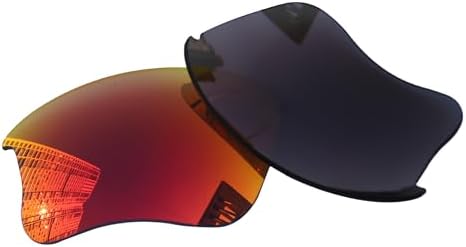 Acefrog 4 Pairs Polarized Replacement Lenses For Oakley Flak Jacket XLJ OO9009 Sunglasses Perfectly Fit Shatterproof Anti-scratch Value Pack