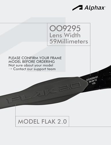 Alphax Polarized Replacement Lenses For Oakley Flak 2.0 OO9295 Sunglasses- Options