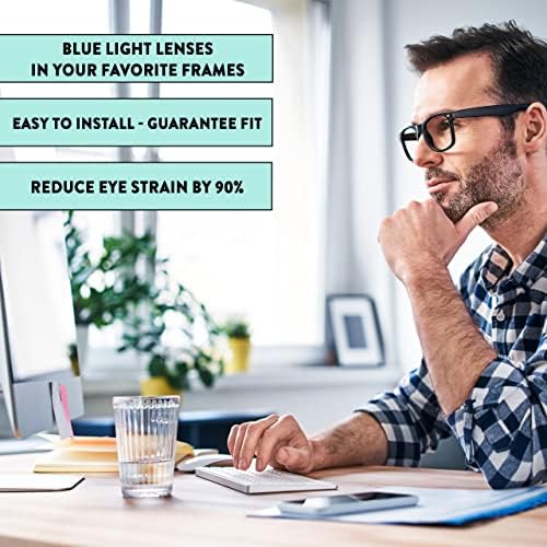 Apex Lenses Blue Light Lenses For Ray-Ban Meta Wayfarer RW4006 (50MM) Sunglasses