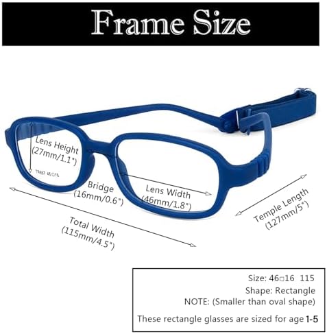 AQWANO Children Optical Glasses Frame Tr90 Flexible Bendable One-piece Safe Eyeglasses Girls Boy