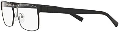 Armani Exchange Men's Ax1019 Square Prescription Eyeglass Frames