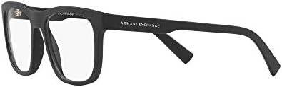 Armani Exchange Men's Ax3050 Square Prescription Eyeglass Frames