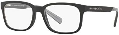 Armani Exchange Mens Ax3029 Square Prescription Eyewear Frames