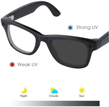 BLAZERBUCK Anti-salt Photochromic & Polarized Replacement Lenses For RayBan Meta Wayfarer RW4006 50mm Sunglass