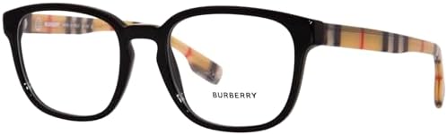 BURBERRY EDISON BE 2344 Black Check 53/20/145 men Eyewear Frame