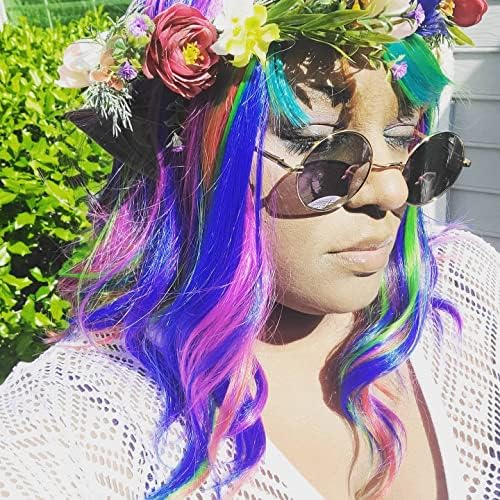 Classic Circle Glasses Retro Round Polarized Sunglasses Hippie Style Small Rounded Sun Shades