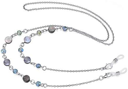 Crimmy Glasses Eyeglass Chain Strap Holders around Neck for Women Stylish Eye Glasses Sunglasses Mask Necklace Lanyard …