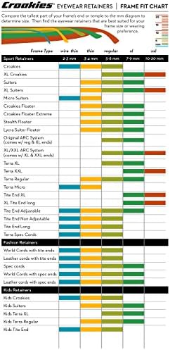 Croakies Original Glasses Strap Black 32" X 1"