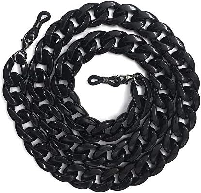DECKER Acrylic Eyeglass Chain Sunglasses Holder Eyewear Retainer Strap Glasses Hanging For Women