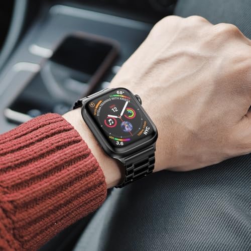 EPULY Metal Band Compatible With Apple Watch Bands For Men 49mm 46mm 45mm 44mm 42mm 41mm 40mm 38mm Business Stainless Steel Strap For IWatch Bands Series 11 10 9 8 7 6 5 4 3 2 1 SE3 2 1 Ultra3 2 1