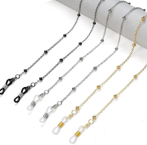 Eyeglass Chain For Women Stylish Stainless Steel Glasses Strap For Men Women Eye Glasses Holders Around Neck