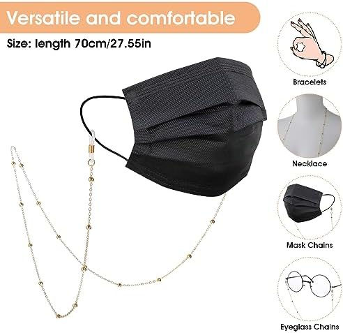 Eyeglass Chains Women Beaded Cute Glass Cord Frames Lanyard String Necklace Stylish Sunglasses Strap Prevent Loss