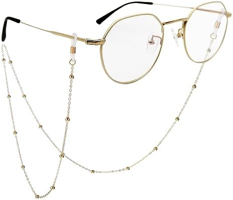 Eyeglass Chains Women Beaded Cute Glass Cord Frames Lanyard String Necklace Stylish Sunglasses Strap Prevent Loss