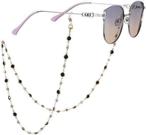 Eyeglasses Chain Holder Beaded Neck Cord for Reading Glasses and Sunglasses Women and Girls