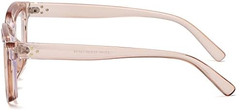 EYLRIM Classic Thick Square Frame Clear Lens Glasses For Women Men Non Prescription Eyeglasses