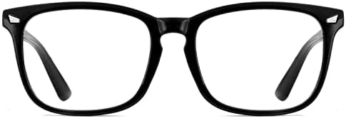 EYLRIM Square Frame Clear Lens Glasses Non Prescription Eyeglasses